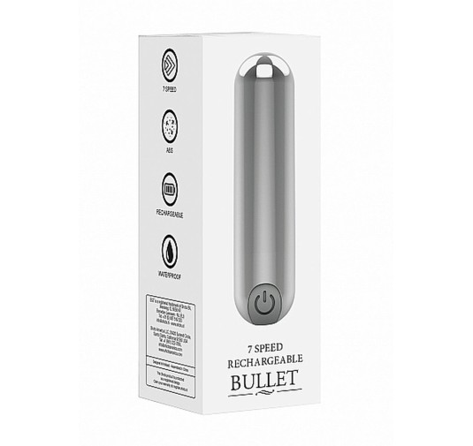 10 Speed Rechargeable Bullet - Silver